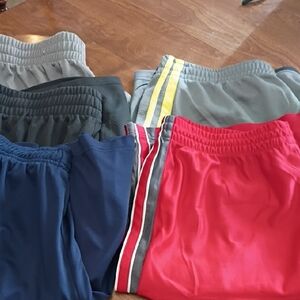 Mens Colorful Athletic Shorts Collection 5 Pairs Of Men's Athletic Shorts